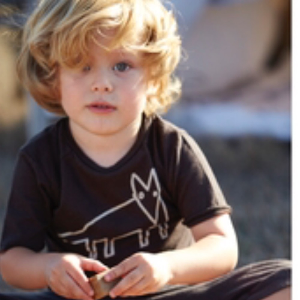 Wolfe Crew Neck Tee Shirt w/ L+W Wolfe Logo